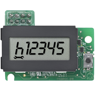 Curtis 700PR-012 LCD hour meter AC/DC printed circuit board mounting Solid State